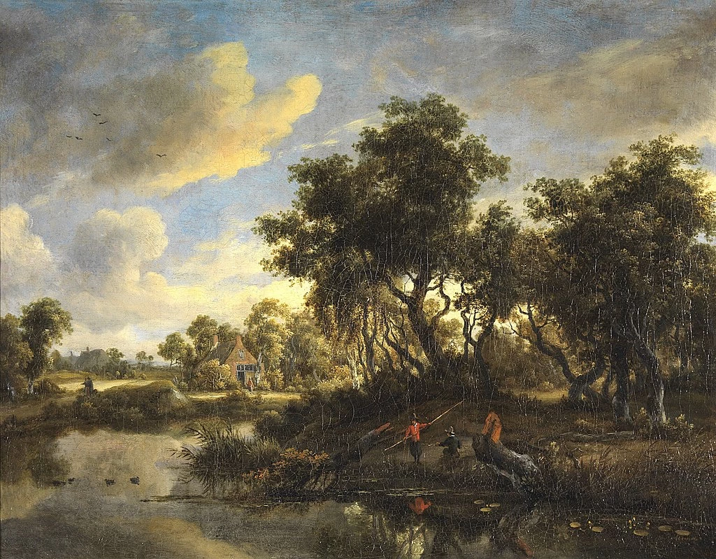 Paesaggio soleggiato con fattoria - 1307 (OK), Museo Boijmans Van Beuningen
